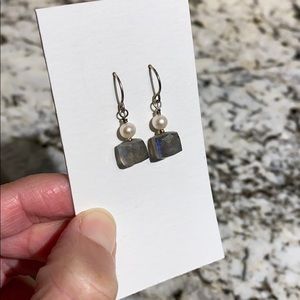 Genuine Labradorite Earrings